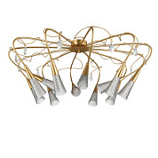 картинка 711123*** (SX1105/12)  Люстра AEREO 12х25W G9 gold foil (в комплекте) от интернет-магазина К1-СТРОЙ