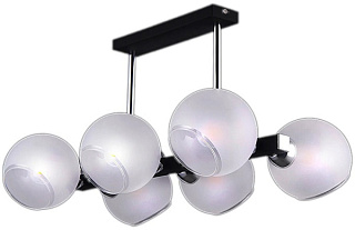 картинка Светильник потолочный IL9559-6PSQ-79 CR BK ILLUMICO от интернет-магазина К1-СТРОЙ