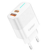 картинка Сетевое зарядное устройство белый ES-EU32 Earldom от интернет-магазина К1-СТРОЙ