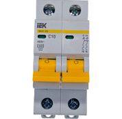 картинка Автоматический выключатель ВА47-29 2Р 10А С ИЭК от интернет-магазина К1-СТРОЙ