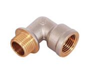 картинка Уголок 3/4" г/ш (ник.) с ограничителем, Wm*L3/4F*3/4М WaterMark от интернет-магазина К1-СТРОЙ