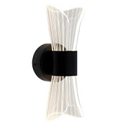 картинка Управляемый светодиодный светильник, бра DIO 12W 2Y-ON/OFF-230x80x85-BLACK/CLEAR-220-IP20 УУО00004620 Estares от интернет-магазина К1-СТРОЙ