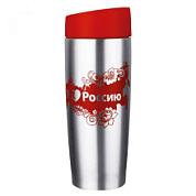 картинка Термокружка вакуумная AK-04013A Я люблю Россию 400мл Alpenkok от интернет-магазина К1-СТРОЙ