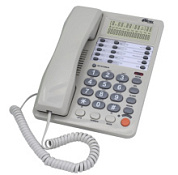 картинка Телефон проводной с дисплеем белый RT-495 RITMIX от интернет-магазина К1-СТРОЙ