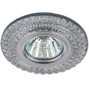 картинка Светильник DK LD3 SL/WH+BL декор cо светодиодной подсветкой(белый+голубой), прозрачный ЭРА от интернет-магазина К1-СТРОЙ