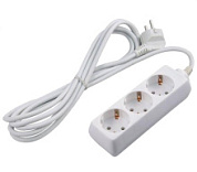 картинка Удлинитель на 3 метра и 3 гнезда c заземлением ЭРА от интернет-магазина К1-СТРОЙ