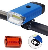 картинка Фонарь велосипедный передний + задний YZ-873 TEWSON от интернет-магазина К1-СТРОЙ