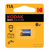картинка Батарейка 11A-1BL MAX SUPER ALKALINE [LR11, A11, MN11] (60/240/24000) KODAK от интернет-магазина К1-СТРОЙ