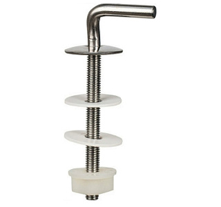 картинка Комплект креплений для унитаза из нержавеющей стали, 10981439 Wirquin от интернет-магазина К1-СТРОЙ