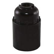 картинка Патрон для ламп Е27 подвесной черный карболитовый от интернет-магазина К1-СТРОЙ