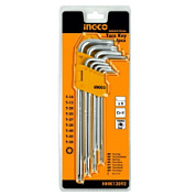 картинка Набор шестигранных ключей, Torx HHK13091 INDUSTRIAL INGCO от интернет-магазина К1-СТРОЙ
