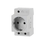 картинка Розетка на DIN-рейку с заземлением ИЭК/TDM/Электро от интернет-магазина К1-СТРОЙ