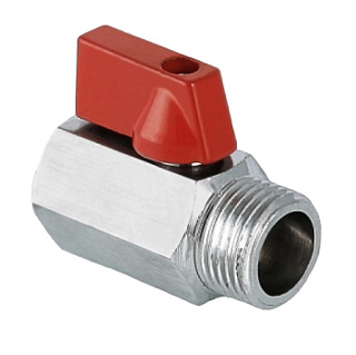 картинка Кран шаровой мини 1/2" гайка/штуцер VIEIR от интернет-магазина К1-СТРОЙ