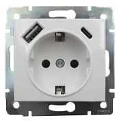 картинка Розетка USB Type-C белая Legrand Valena 774288 от интернет-магазина К1-СТРОЙ