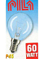 Лампа накаливания шар прозрачная 60W E14 Pila