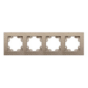 картинка Рамка фактурная 4-ая серия "Афина" шампань (еврослот) А10046-Br UNIVersal от интернет-магазина К1-СТРОЙ