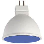 картинка Светодиодная лампа GU5.3 MR16 color 7W Синий, M2TB70ELC Ecola от интернет-магазина К1-СТРОЙ