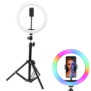 картинка Кольцевая лампа RGB 33см 30Вт 2700/6500k MJ33 от интернет-магазина К1-СТРОЙ