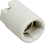 картинка Патрон для ламп керам. с кронштейном 230V E14, LH11 от интернет-магазина К1-СТРОЙ