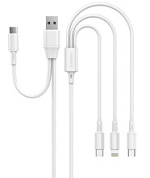 картинка USB Шнур 3in1 Micro/Type-c/ios EC-IMC029 1,2м. Earldom от интернет-магазина К1-СТРОЙ