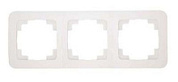 картинка Рамка 3-ая горизонтальная белая Makel Lillium  от интернет-магазина К1-СТРОЙ