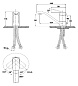 Смеситель для раковины 15см Ø35 34010 Sonat KAISER
