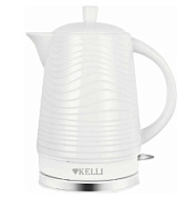 картинка Чайник керамический 1.8л KL-1809 Белый KELLI от интернет-магазина К1-СТРОЙ
