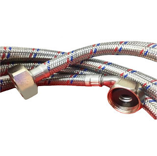 картинка Шланг заливной металлический 100 см KAISER от интернет-магазина К1-СТРОЙ