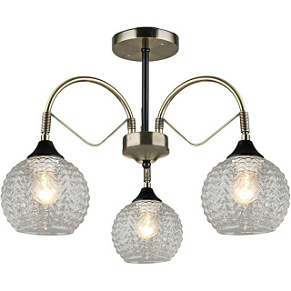 картинка Светильник потолочный 02026-0.3-03 AB+BK Reluce от интернет-магазина К1-СТРОЙ