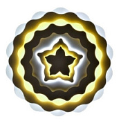 картинка Светильник светодиодный потолочный LE LED CLL STAR 95W RGB (1/5) LE 061202-033 LEEK от интернет-магазина К1-СТРОЙ