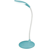 картинка Светильник настольный TLD558 Blue LED 280Lm 5000K Dimmer 3W Сенсорный Голубой ТМ Uniel от интернет-магазина К1-СТРОЙ