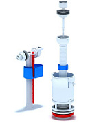 картинка Набор с боковой подводкой 1/2", с пластиковым штуцером шток эконом, WC4050M АНИ ПЛАСТ от интернет-магазина К1-СТРОЙ