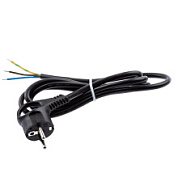картинка Шнур сетевой с вилкой U-3x1-3m-B с заземлением 3м ПВС 3x1мм2 черный ЭРА от интернет-магазина К1-СТРОЙ