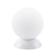картинка 813916*** (MT5092-1W)  Настольная лампа GLOBO 1х40W  E14 mute white/white (в комплекте) от интернет-магазина К1-СТРОЙ