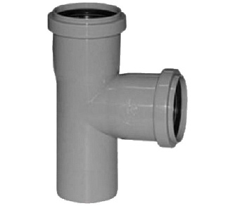 картинка Тройник полипропиленовый, D=32 х 32 90* ПП Политэк от интернет-магазина К1-СТРОЙ