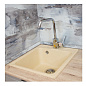 Мойка для кухни прямоугольная цвет бежевый, RQ21 RAIBER