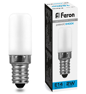 картинка Лампа светодиодная LB-10 E14 2W 6400K Feron от интернет-магазина К1-СТРОЙ