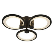 картинка Светильник потолочный светодиодный Модерн Odry CLL-1-46W 3K-6,5K RC BK с ДУ черный ЭРА от интернет-магазина К1-СТРОЙ