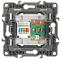 Розетка комбинированная RJ45+TV, 12-3110-04 шампань ЭРА