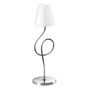 картинка 814914*** (MT5082-1C) Настольная лампа VORTICO 1х40W G9 ХРОМ/БЕЛЫЙ (в комплекте) от интернет-магазина К1-СТРОЙ