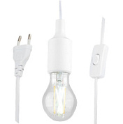 картинка Светильник для растений E27 3 м с проводом и выключателем для фитоламп с цоколем Е27 Б0061585 Uniel/ЭРА FITO-Holder от интернет-магазина К1-СТРОЙ