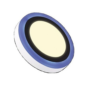 картинка Накладной светильник круглый SBL1-DLB 18w 3000К синий Smartbuy от интернет-магазина К1-СТРОЙ