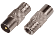 картинка ПЕРЕХОД гнездо F - штекер 05-4303-4 TV PROCONNECT от интернет-магазина К1-СТРОЙ