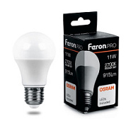 картинка Лампа светодиодная LB-1011 11w E27 2700k Feron.PRO+OSRAM от интернет-магазина К1-СТРОЙ