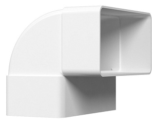 картинка Колено вертикальное пластик 90°, 55х110 511КВП ERA от интернет-магазина К1-СТРОЙ