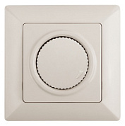 картинка Светорегулятор поворотный 600Вт 230В слоновая кость 4-401-02 Solo Intro от интернет-магазина К1-СТРОЙ