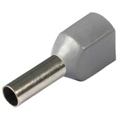 картинка Наконечник НШВИ(2) 4.0-12. штыревой втулочный изолированный, двойной КВТ от интернет-магазина К1-СТРОЙ