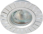 картинка Светильник встраиваемый GS-M364S потолочный MR16 G5.3 серебро Feron от интернет-магазина К1-СТРОЙ