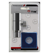 картинка Угловой кран с отражателем, хром квадратный, 1/2"-3/4" BL5823 TIM от интернет-магазина К1-СТРОЙ