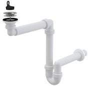 картинка Сифон для умывальника экономящий пространство Ø63 AG2105111 от интернет-магазина К1-СТРОЙ